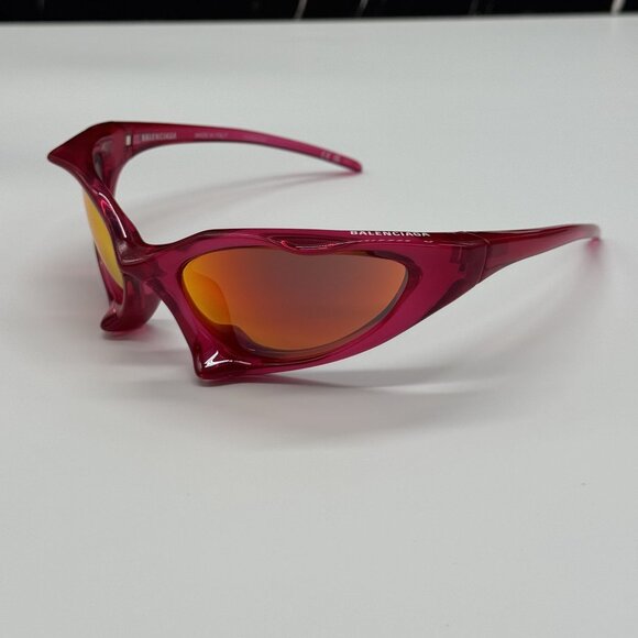 NEW BALENCIAGA SUNGLASSES RED UNISEX BALENCIAGA BB0352S 006 main image 4